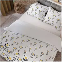 MARKIZETA HOME BELLIS beddengoed, 220x200 cm - satijnkatoen, charmant bloemenmotief