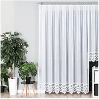 Markizeta Felicja - Gordijn Jacquard - Witte Kleur - 300x250 cm