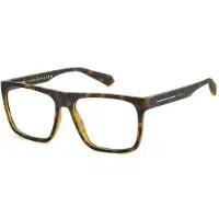 Polaroid PLD D533 56/16/140 Matte havana polyamide monturen UNISEX PLD D533