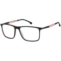 Carrera 8924 58/16/145 Zwarte rode Acetaat monturen MAN 8924