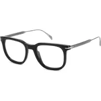 David Beckham DB 7119 51/22/150 Zwarte donkere ruthenium Acetaat monturen MAN DB 7119
