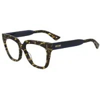 Moschino MOS660 54/15/140 Havana blauwe Acetaat monturen VROUW MOS660