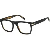 David Beckham DB 7020/FLAT 51/21/145 Zwart havana Acetaat monturen MAN DB 7020/FLAT
