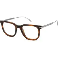 David Beckham DB 7119 51/22/150 Bruin hoorn ruthenium Acetaat monturen MAN DB 7119