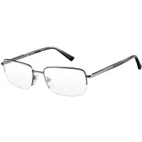 Pierre Cardin P.C. 6818 54/18/145 Matt donker ruthenium gestreepte zwarte metalen monturen MAN P.C. 6818