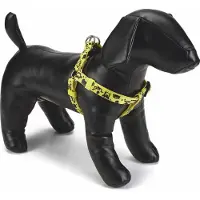 Beeztees nylon borsttuig Monster geel 26-40 cm x 10 mm