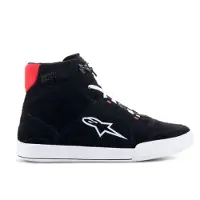 Alpinestars Chrome Zwart Wit Felrood Motorschoenen Maat US 10