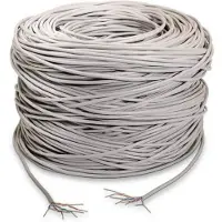 Aisens Bobina Netwerkkabel RJ45 Cat.5E UTP AWG24 Stijf 305m Grijs