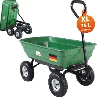 Gardebruk Bolderkar Groen Metaal Kunststof 103x51x92,5cm