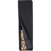 Lendo Online Hoes Brandhoutrek 100x25x196 cm Oxford Zwart