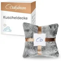 Dailydream Kunstbont Plaid – 150x200 cm – Grijs – Warm en zacht