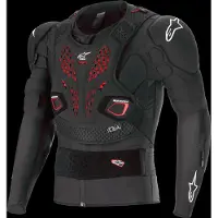 Alpinestars Bionic Pro V3 Plasma Protectievest Zwart Rood Wit Maat M