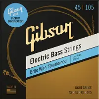 Gibson FACTORY SPEC BRITE WIRE REINFORCED LONG SCALE LIGHT 45-105