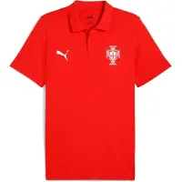 Puma Portugal Football Essentials Short Sleeve Polo Rood XL Man