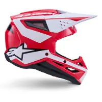 Alpinestars S-M3 Heat Rood Wit Crosshelm Maat L