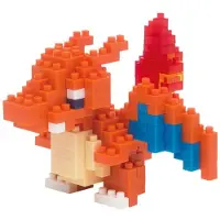 Bandai - Nanoblock - Charizard - Pokémon - Mini Brick Figuur - Bouwset - Pixel Charizard Pokémon Charizard Figuur Bouwpakket - NBPM008