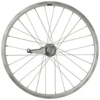 Agu Mach1 ER10 - Achterwiel - 20x1.75 inch - 28 Spaaks - 110mm - Shimano Remnaaf - Zilver