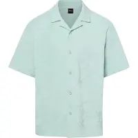 HUGO BOSS Poloshirt BOSS Orange turquoise structuur normale fit