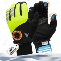 MIVELO THERMO-FIT Winterhandschoenen - Thermisch Fleece & 3M Thinsulate - Geel - Unisex - Maat L