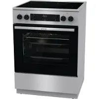 Gorenje GECS6C70XC, vrijstaand fornuis, roestvrij staal, draaibaar, bediening via touchpaneel, roestvrij staal, voorplaat, LED-verlichting