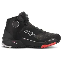 Alpinestars CR-X Drystar Riding Zwart Camo Rood Maat US 10