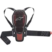 Alpinestars Nucleon KR-1 Cell Rugprotector Zwart/Rood M unisex