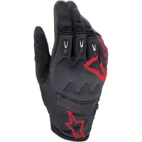 Alpinestars Techdura Handschoenen Vuurrood Zwart Maat L