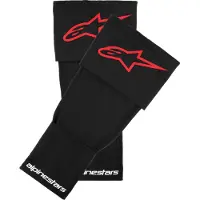 Alpinestars RK-S Knee Brace Sleeve Zwart Rood Wit Maat