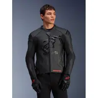 Alpinestars GP Plus R V4 Airflow, leren jas geperforeerd ,zwart/zwart ,48