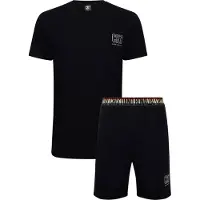 Cr7 - Cristiano Ronaldo Pyjama kort 'World Cup Edition' zwart / wit