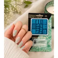 PN Selfcare Nagelstempel Set - Stamping Kit - Nagelstickers - Nail Art - Roze - 16 Stuks