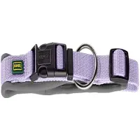 Hunter Halsband Neoprene Lavendel&Grijs - Hondenhalsband - L