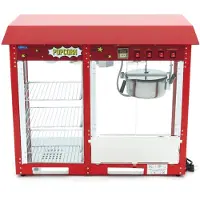 Maxima Popcorn Machine – 150 gr – met Warmhoudvitrine