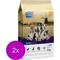 Carocroc Senior Granen&Gevogelte&Vlees - Hondenvoer - 2 x 3 kg