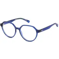 Polaroid Kids Polaroid Kinderbril PLD D837 49/15/125 Blauwe Polyamide monturen JUNIOR PLD D837