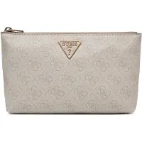GUESS accessoiretas Laurel II Wristlet Pouch Bone Logo crème