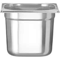 Hendi GN 1/6 container, roestvrij staal, Profi Line, hoogte 150 mm - 801710