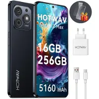 HOTWAV Note 13 Max Smartphone - 6.8'' 6+10/256GB Black (Zwart), Smartphone, Zwart