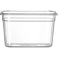Hendi Gastronorm container – polycarbonaat – 7,8L – temperatuurbestendig – transparant