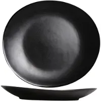 Cosy & Trendy Dinerborden Vongola Black - 28 x 26 cm - 4 Stuks