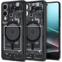 Spigen Ultra Hybrid MagSafe Galaxy S25 Edge Hoesje Zero One Zwart