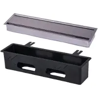 Pluggit PluggLine Design-afdekking Slot Set-Afvoer, EVBP10S