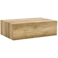 OKWISH Salontafel Rechthoekig – Houtnerfstructuur – Voor Woonkamer En Theemomenten – MDF Houtkleur – 90×50×30 Cm