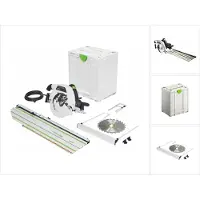 Festool HK 85 EB-Plus-FSK 420 handcirkelzaag afkortzaag 1900 W 230 mm ( 576142 ) + zaagblad HW + afkortrail + Systainer - Opvolger van 574665