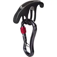 Ocun - Belay Set Condor Screw/Bow - Zekeringsapparaat zwart