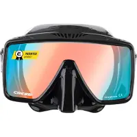 Cressi Sf1 Ultravision Diving Mask Zwart
