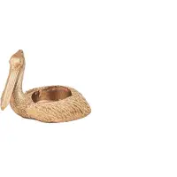 Housevitamin Pelikaan Waxinelicht-Goud- 11x6x8 cm