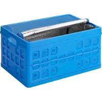 Sunware Square Vouwkrat 46L - Met koeltas - Blauw