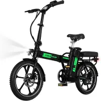 Hitway Colorway Elektrische Fiets BK5S - 16 Inch City Commuter EBike met Afneembare 36V 12Ah Lithium Batterij - Opvouwbaar E-Bike met 250W Motor - IP54 Waterproof