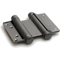 Dx Bommer scharnier dubbelwerkend 36/150 mm deurdikte 35-40 mm - zilvergrijs